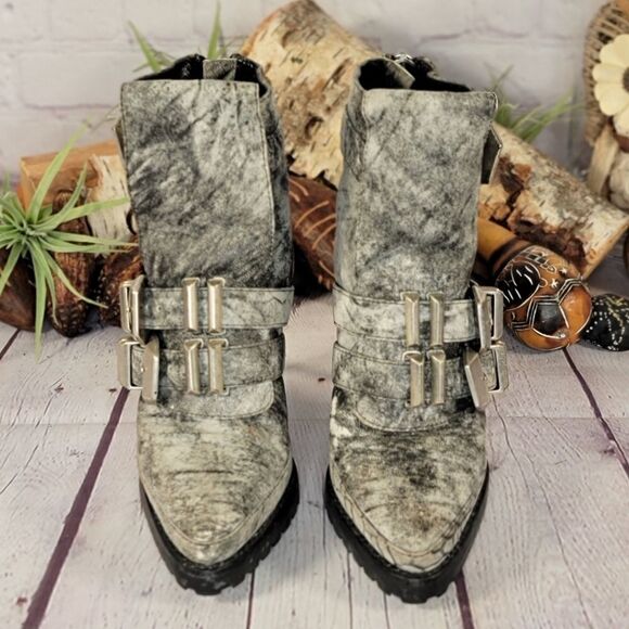 ALEXANDER WANG Hannes Leather Boots - Picture 3 of 11